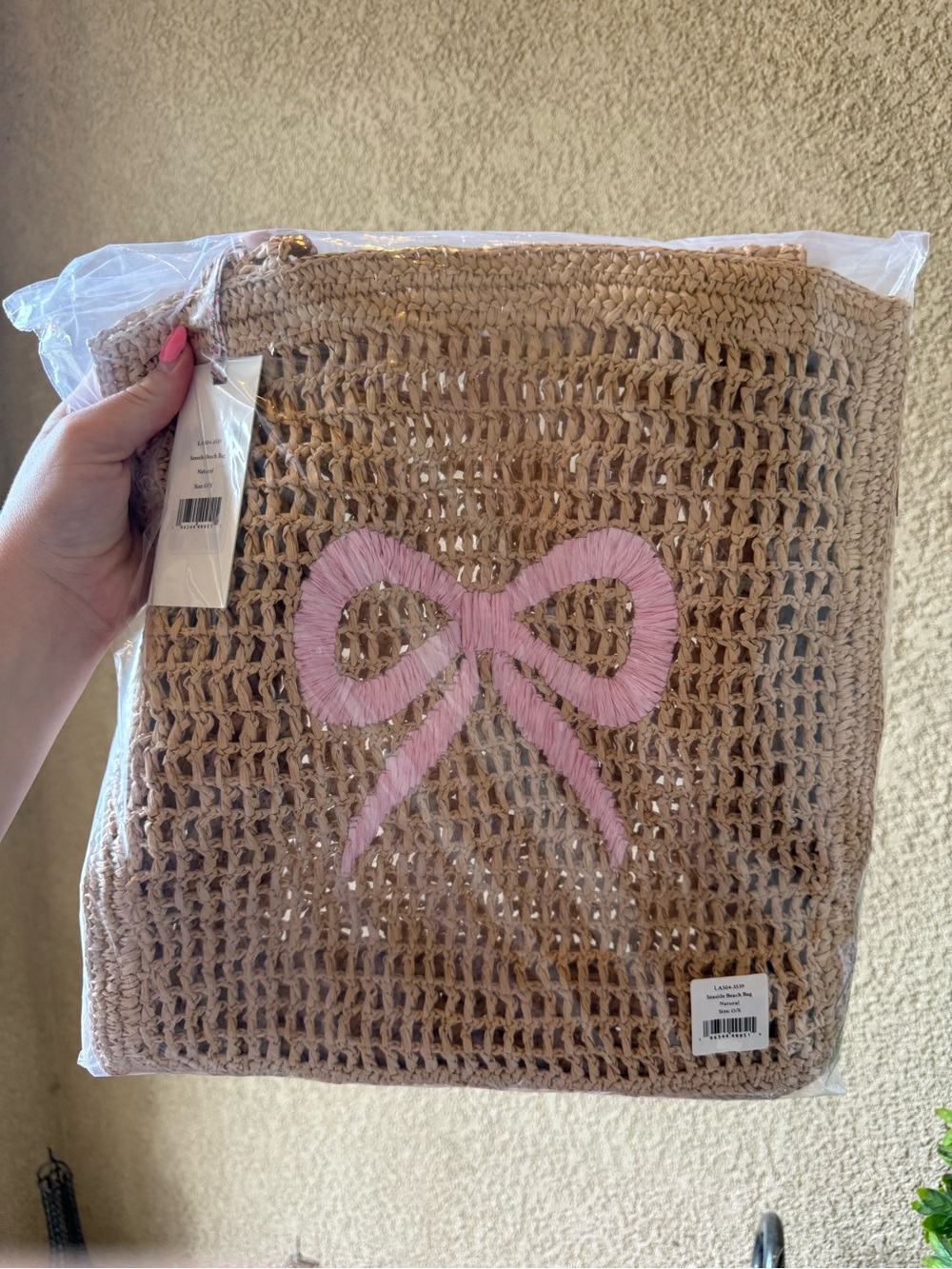 LSF Bow Beach Bag Love Shack Fancy